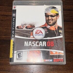 NASCAR 08 (Sony PlayStation 3, 2007) Complete With Manual